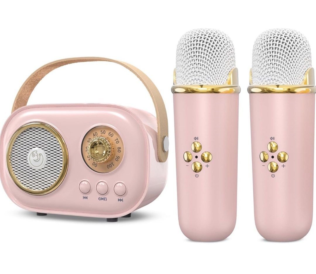 Mini bluetooth karaoke wireless mic speaker set c20 plus - Imagem 3